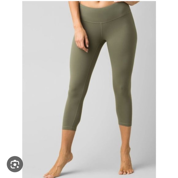 Prana Pants - Prana cropped legging in sage green Sz s